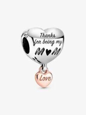 Pandora Love You Mom Heart Charm